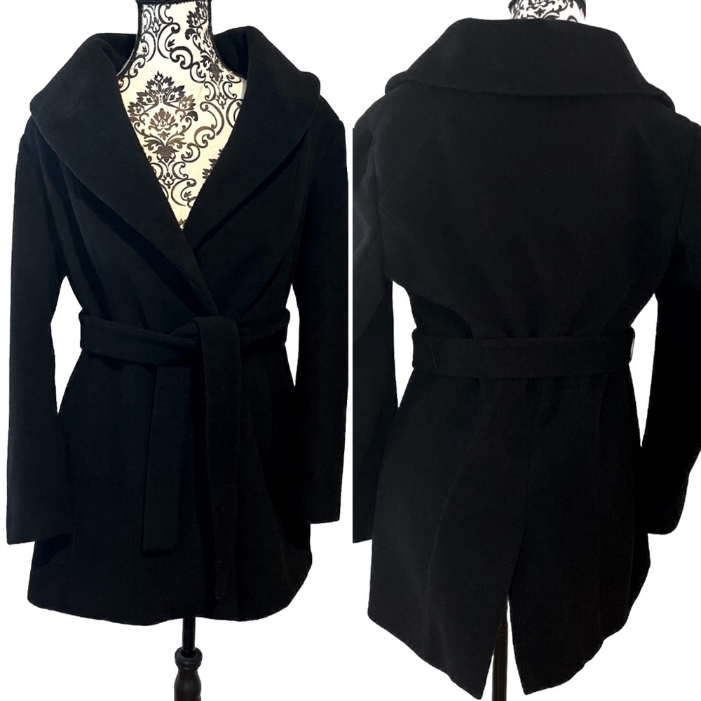 Calvin Klien Wool Silk Blend Peacoat Time Capsule Wardrobe Quiet Luxury SZ P8